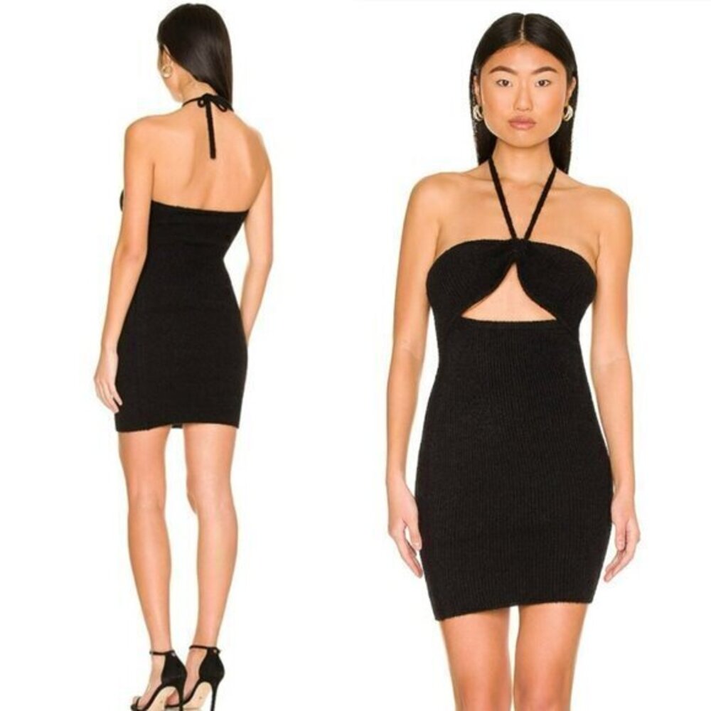 Nbd Blanka Knit Mini Dress In Black